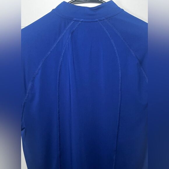 Under Armour Baywatch 1/2 Zip Rashguard Size L Blue - Picture 2 of 7